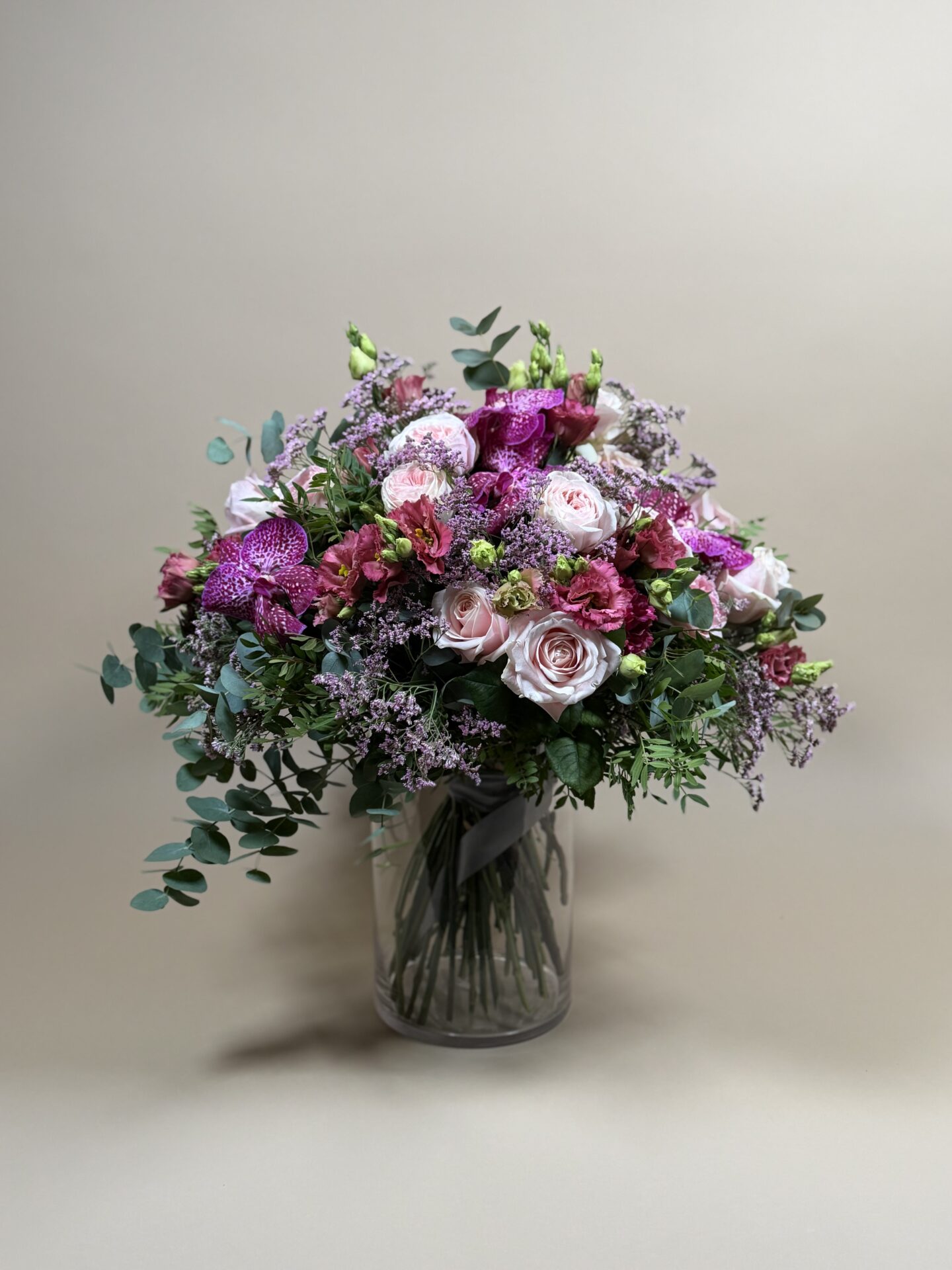 Bouquet rond Tiffany pour livraison de fleurs à Courchevel